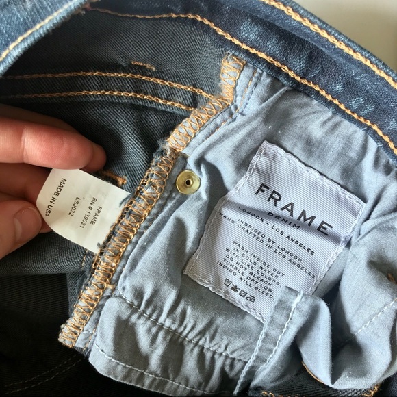 SOLD FRAME Blue Le Skinny de Jeanne Jean - Picture 3 of 8